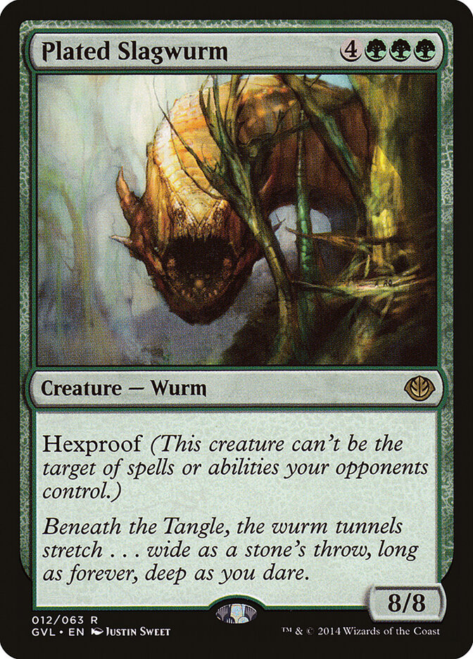 Plated Slagwurm — Duel Decks Anthology: Garruk vs. Liliana 12/63