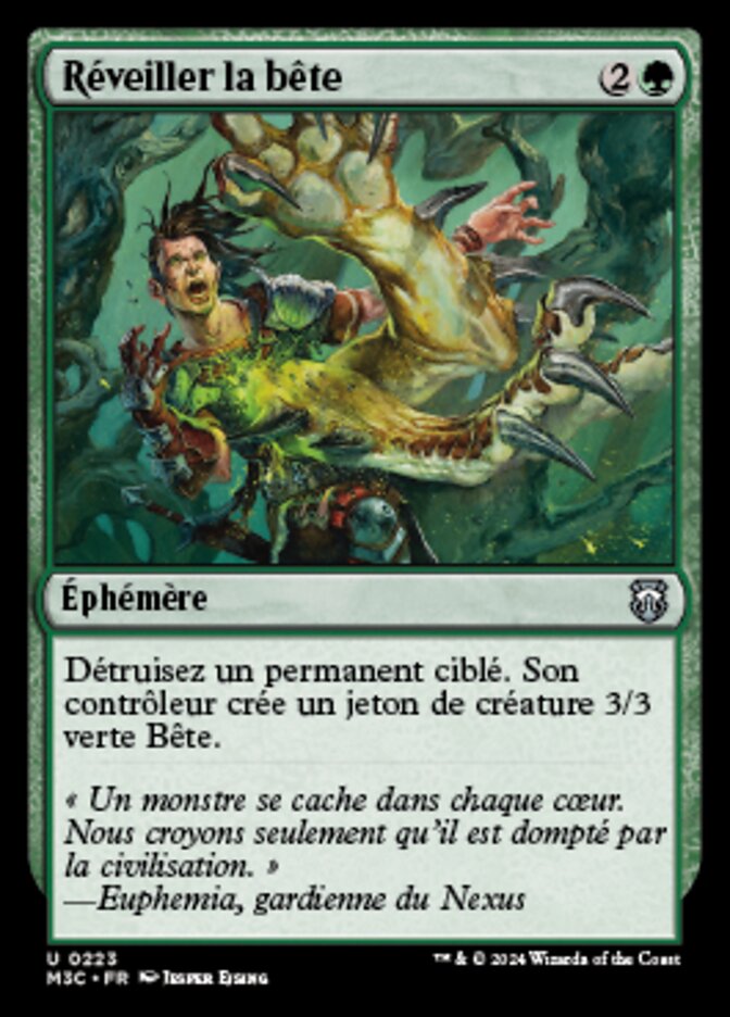 Réveiller la bête — Modern Horizons 3 Commander 223/398