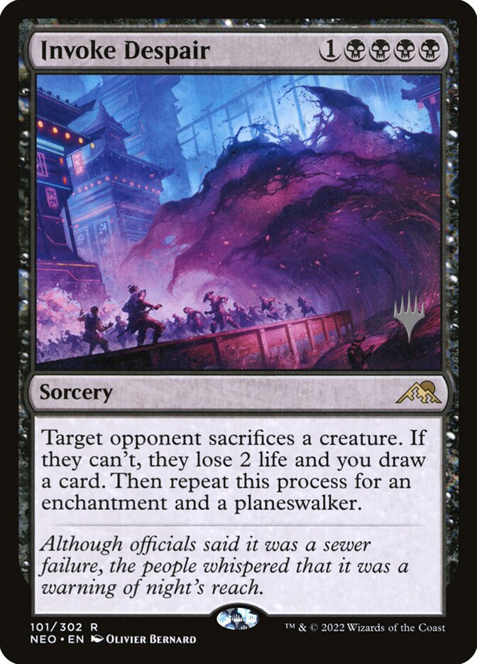Invoke Despair — Kamigawa: Neon Dynasty Promos 101p/148