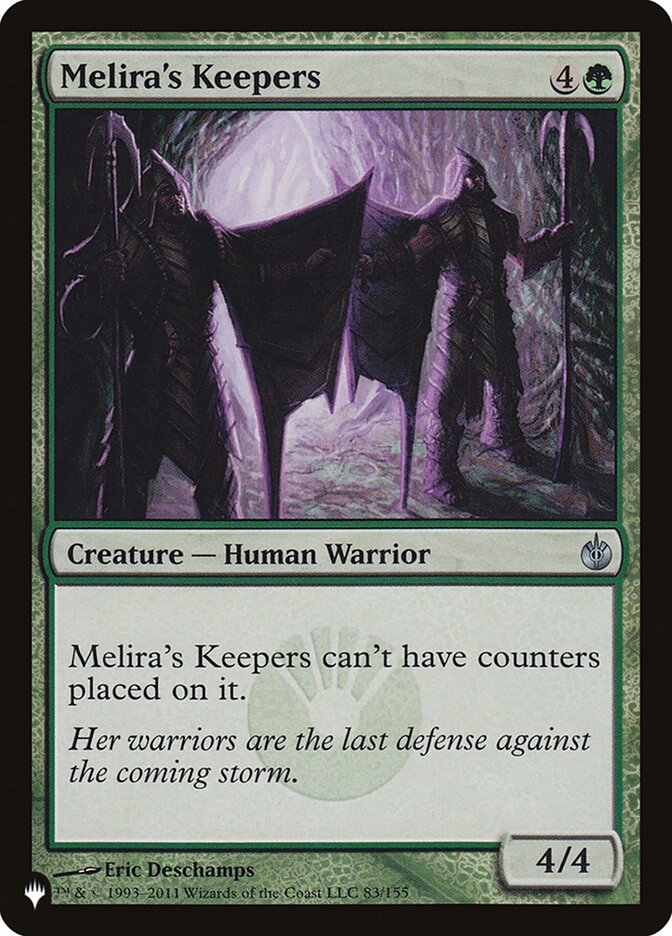 Melira's Keepers — The List MBS-83/5581