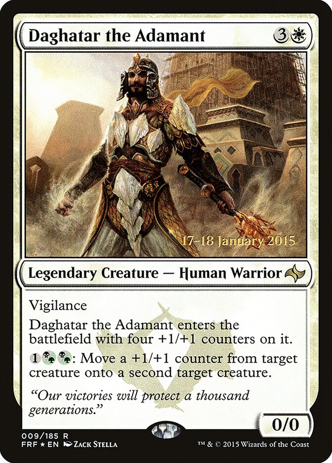 Daghatar the Adamant — Fate Reforged Promos 9s/43