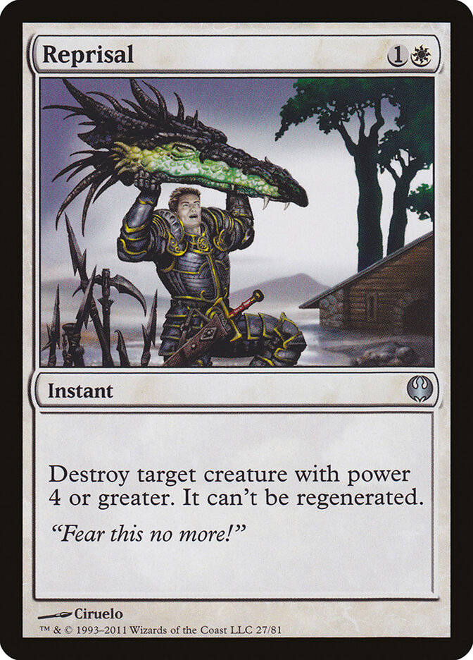 Reprisal — Duel Decks: Knights vs. Dragons 27/81