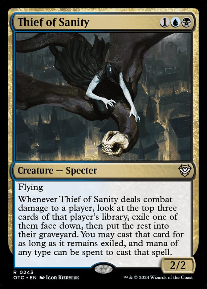 Thief of Sanity — Outlaws of Thunder Junction Commander 243/342