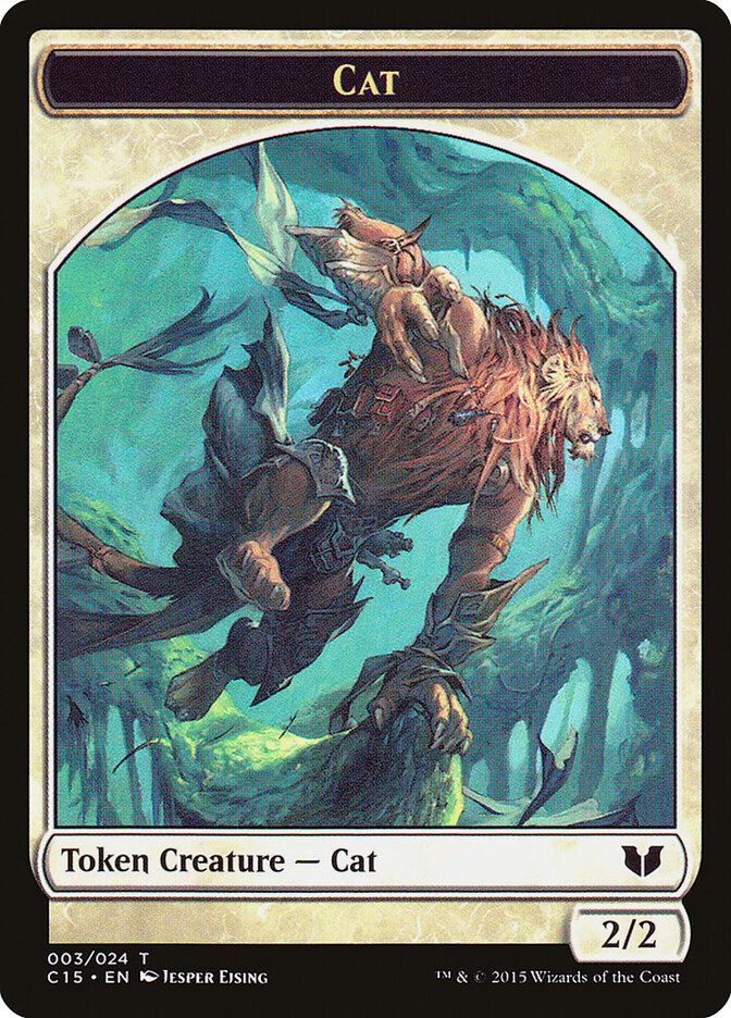 Cat — Commander 2015 Tokens 3/25