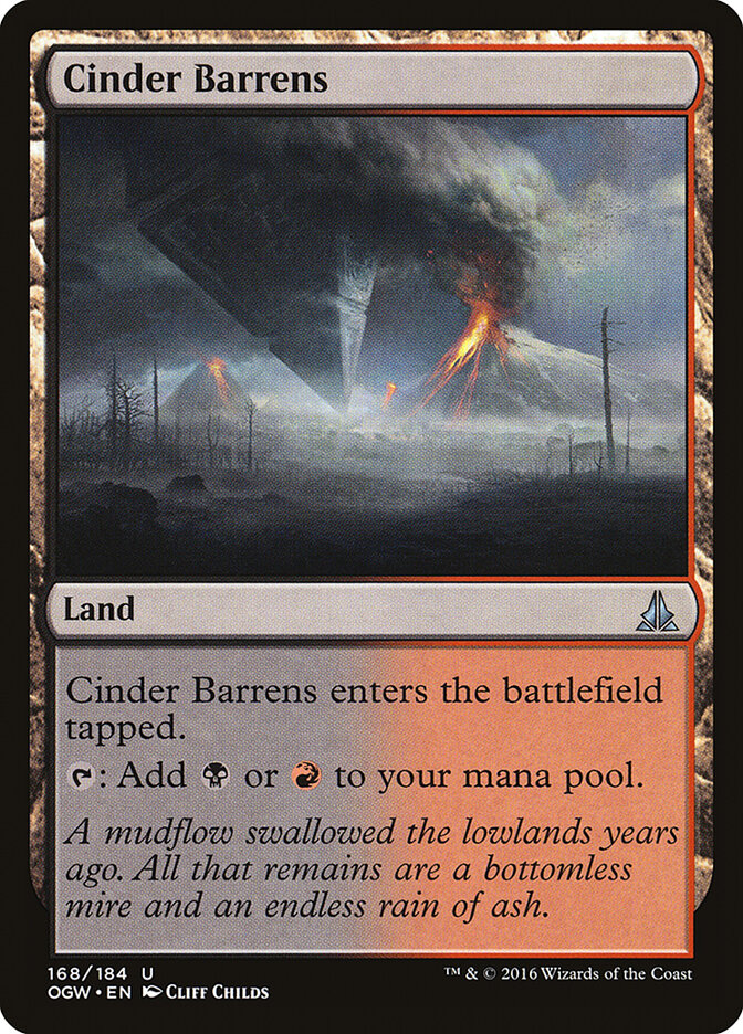 Cinder Barrens — Oath of the Gatewatch 168/186