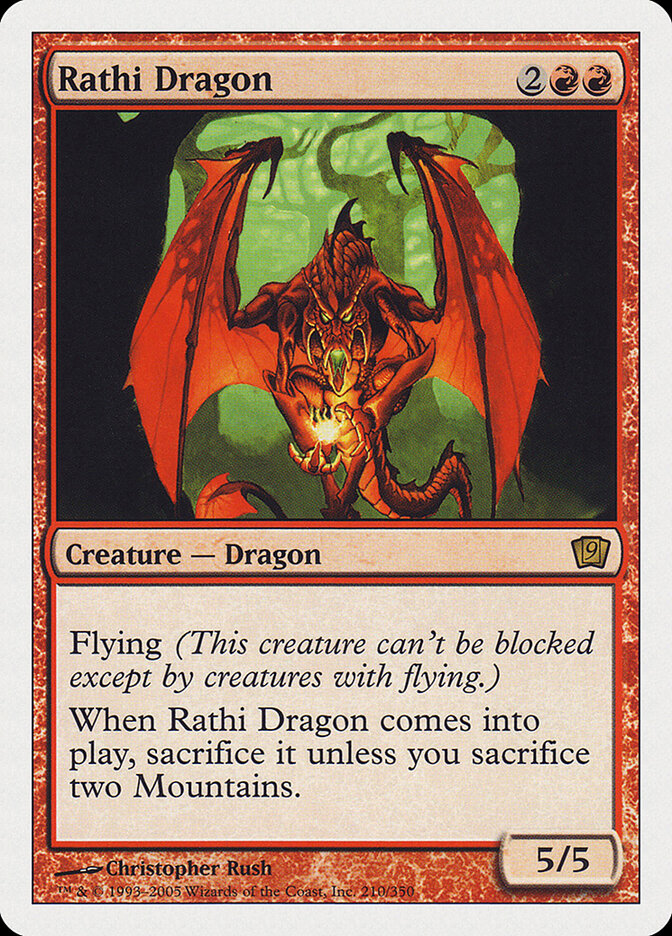 Rathi Dragon — Ninth Edition 210/709