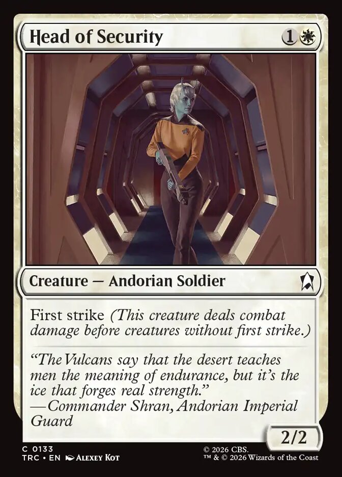 Head of Security — Star Trek Commander 133/41
