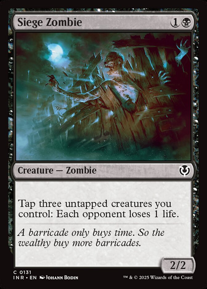 Siege Zombie — Innistrad Remastered 131/495