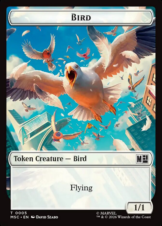 Bird — Marvel Super Heroes Commander Tokens 5/32