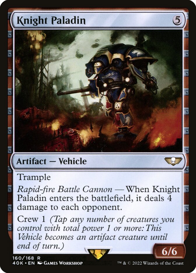 Knight Paladin — Warhammer 40,000 Commander 160/617