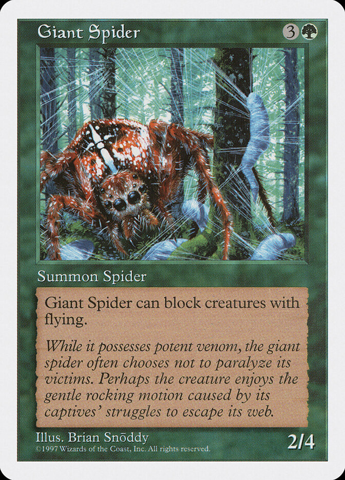 Giant Spider — Fifth Edition 300/455