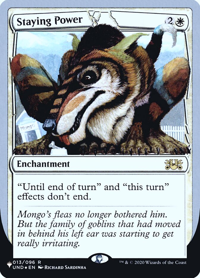 Staying Power — The List (Unfinity Foil Edition) 8/62
