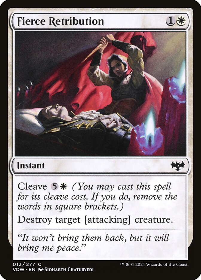 Fierce Retribution — Innistrad: Crimson Vow 13/423