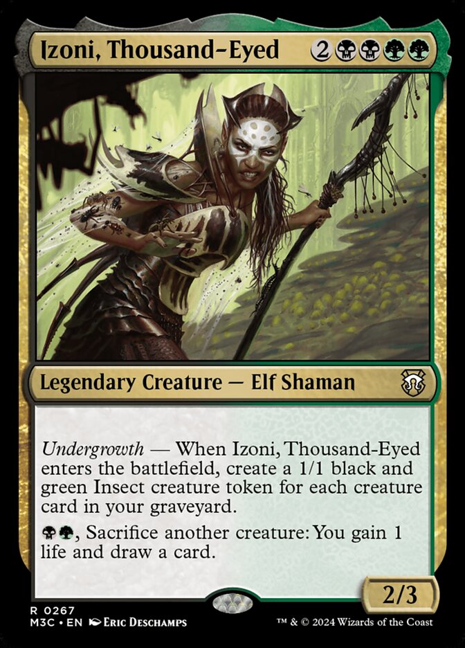 Izoni, Thousand-Eyed — Modern Horizons 3 Commander 267/398