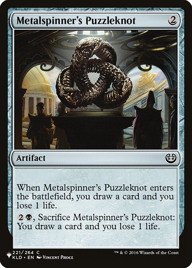Metalspinner's Puzzleknot — The List KLD-221/5581