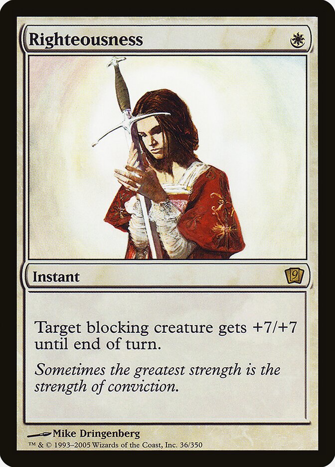 Righteousness — Ninth Edition 36★/709