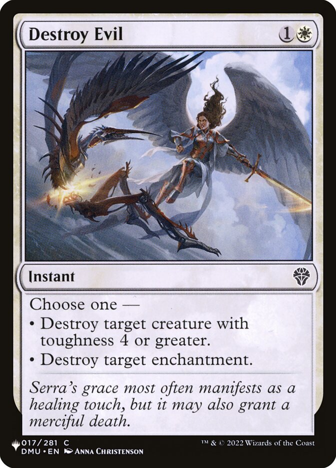 Destroy Evil — The List DMU-17/5581