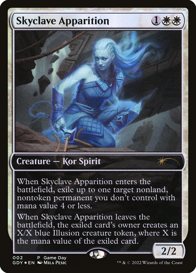 Skyclave Apparition — Game Day Promos 2/9