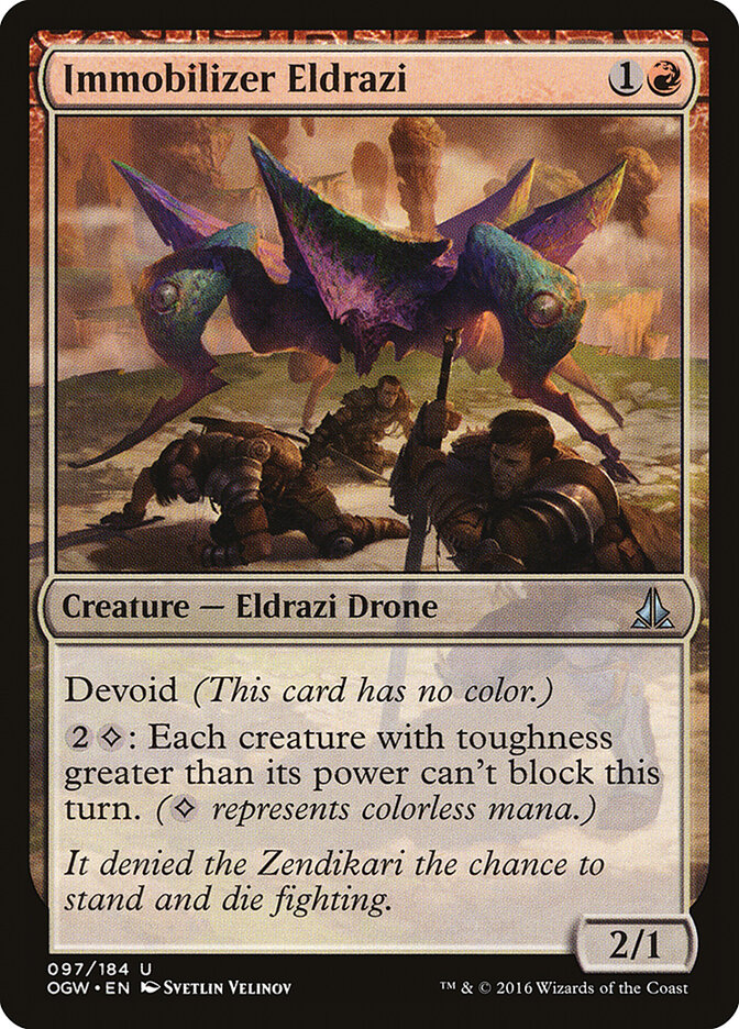 Immobilizer Eldrazi — Oath of the Gatewatch 97/186