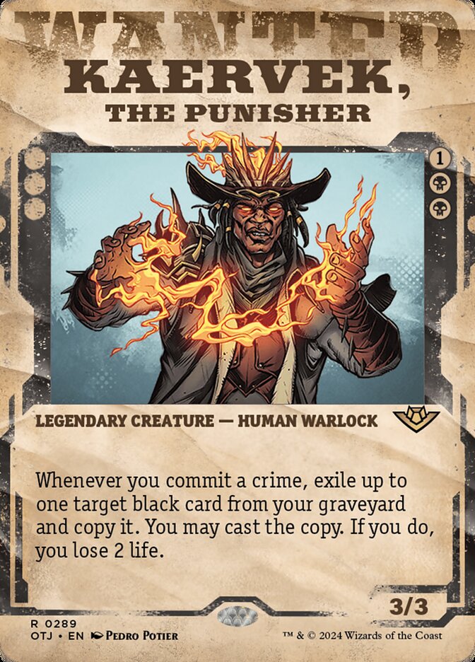 Kaervek, the Punisher — Outlaws of Thunder Junction 289/374