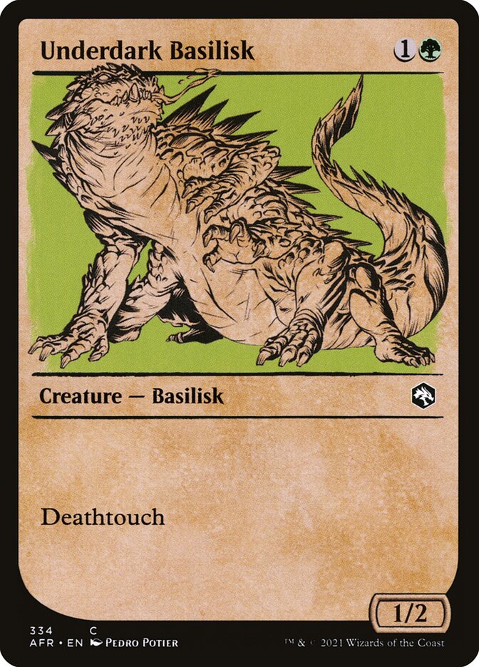 Underdark Basilisk — Adventures in the Forgotten Realms 334/424