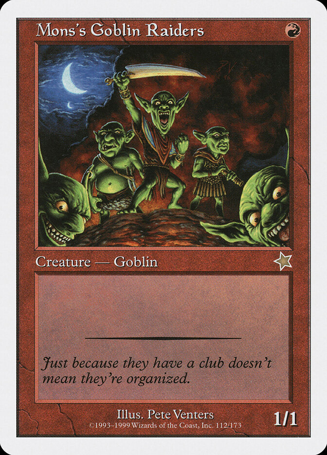 Mons's Goblin Raiders — Starter 1999 112/173