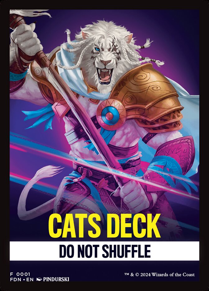 Cats — Foundations Front Cards 1/10