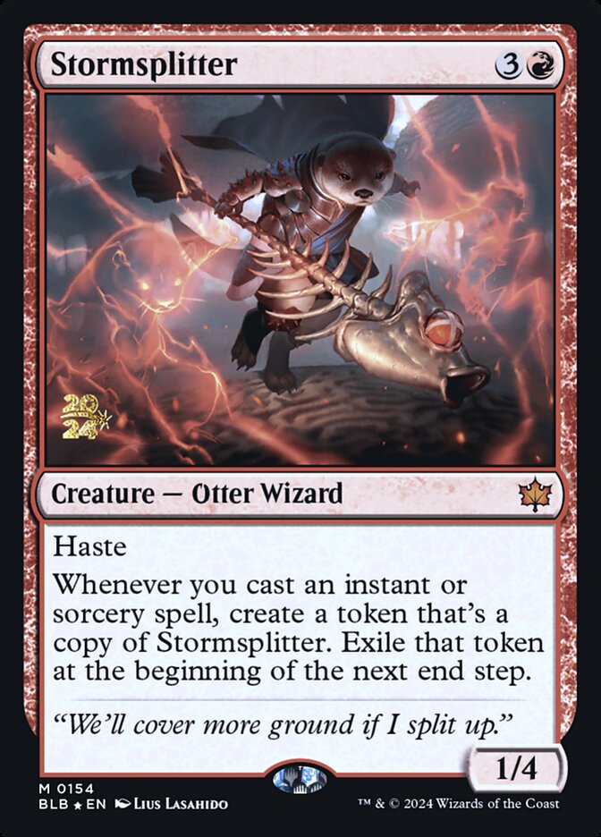 Stormsplitter — Bloomburrow Promos 154s/160
