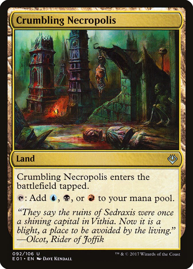 Crumbling Necropolis — Archenemy: Nicol Bolas 92/106