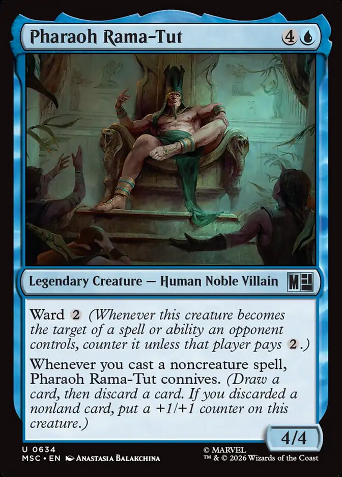 Pharaoh Rama-Tut — Marvel Super Heroes Commander 634/866