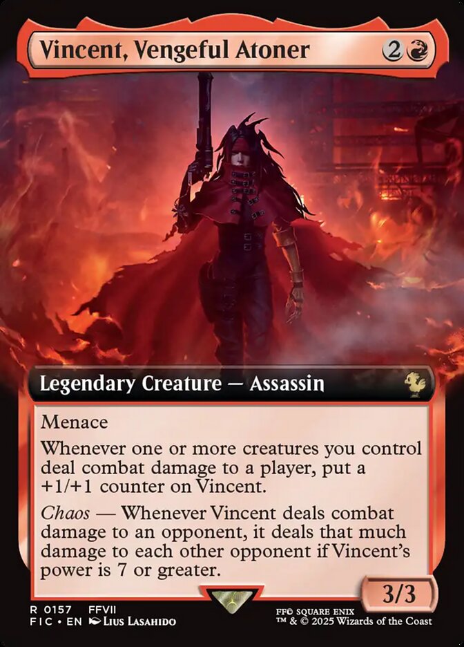 Vincent, Vengeful Atoner — Final Fantasy Commander 157/486