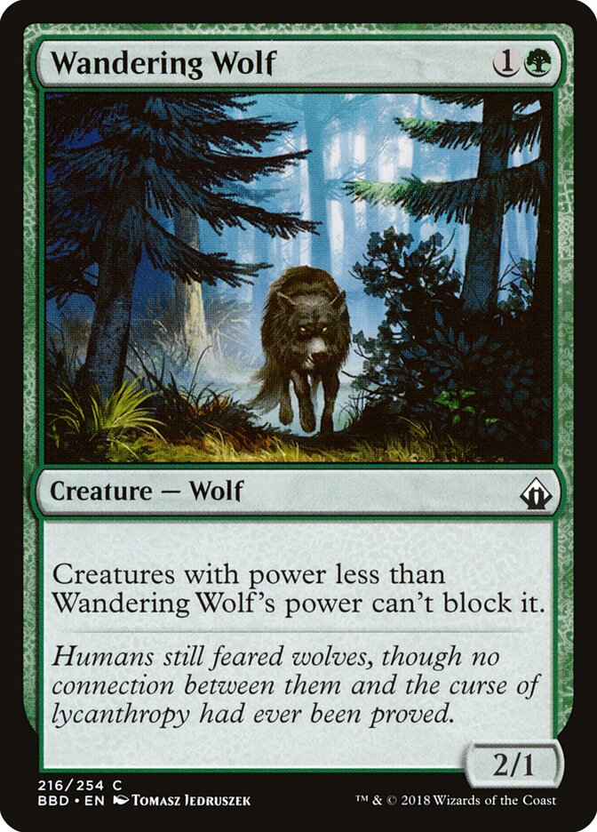 Wandering Wolf — Battlebond 216/256