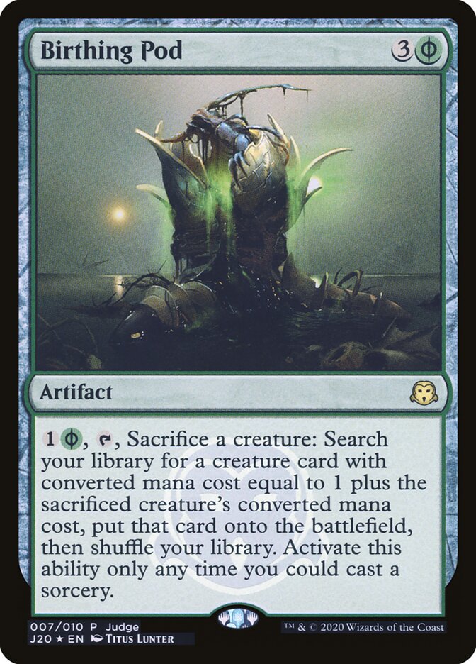 Birthing Pod — Judge Gift Cards 2020 7/10