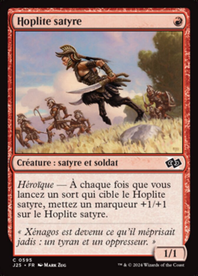 Hoplite satyre — Foundations Jumpstart 595/779