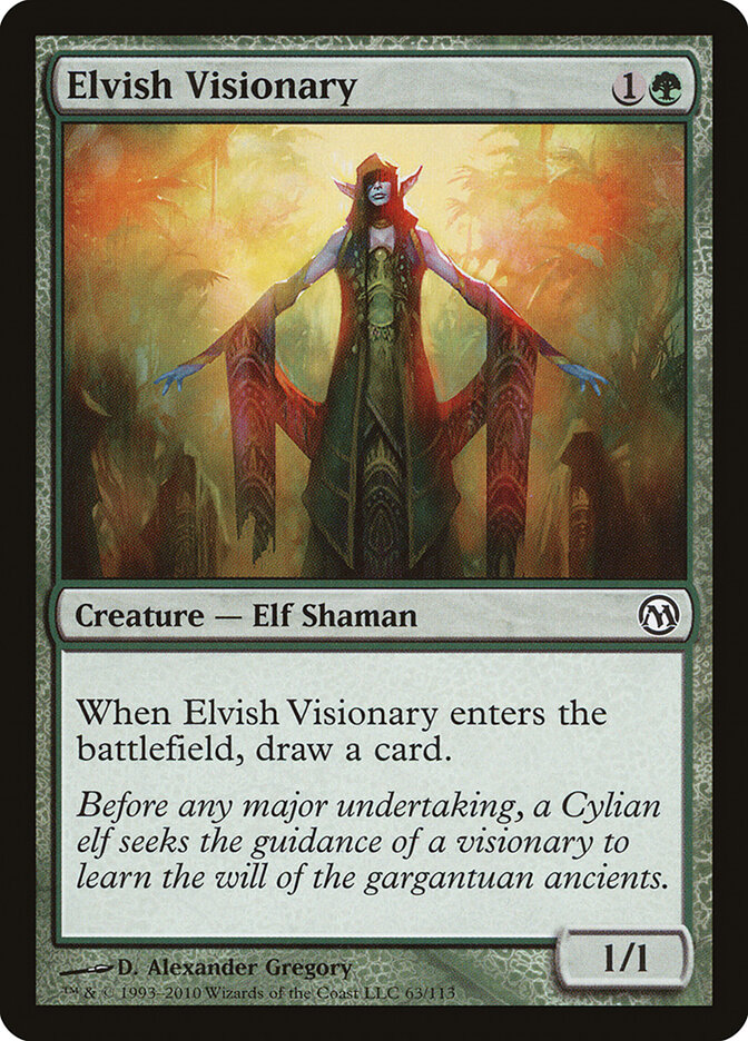 Elvish Visionary — Duels of the Planeswalkers 63/113