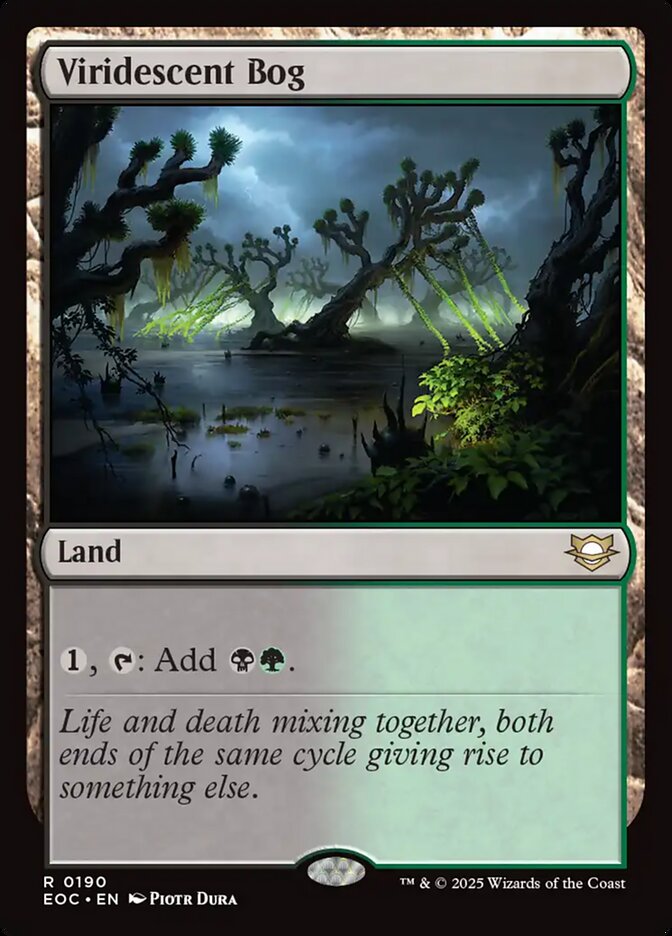 Viridescent Bog — Edge of Eternities Commander 190/191