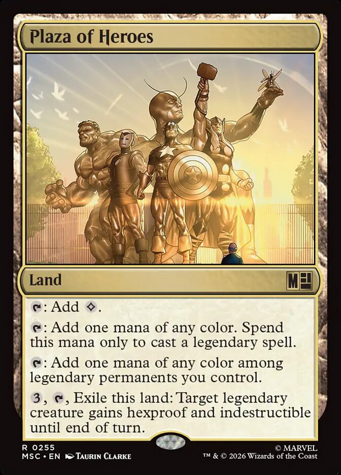 Plaza of Heroes — Marvel Super Heroes Commander 255/866