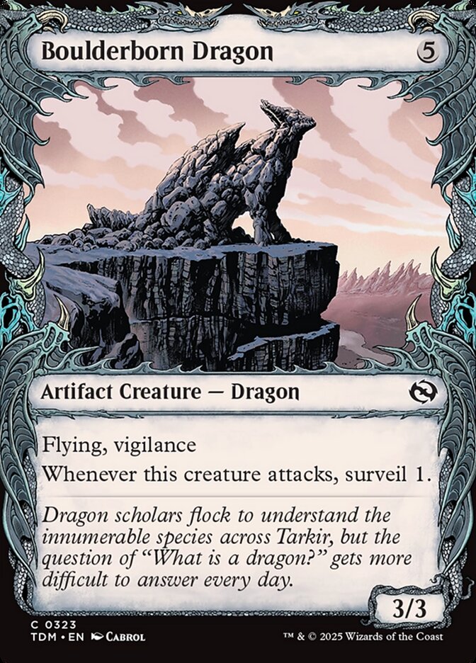Boulderborn Dragon — Tarkir: Dragonstorm 323/427