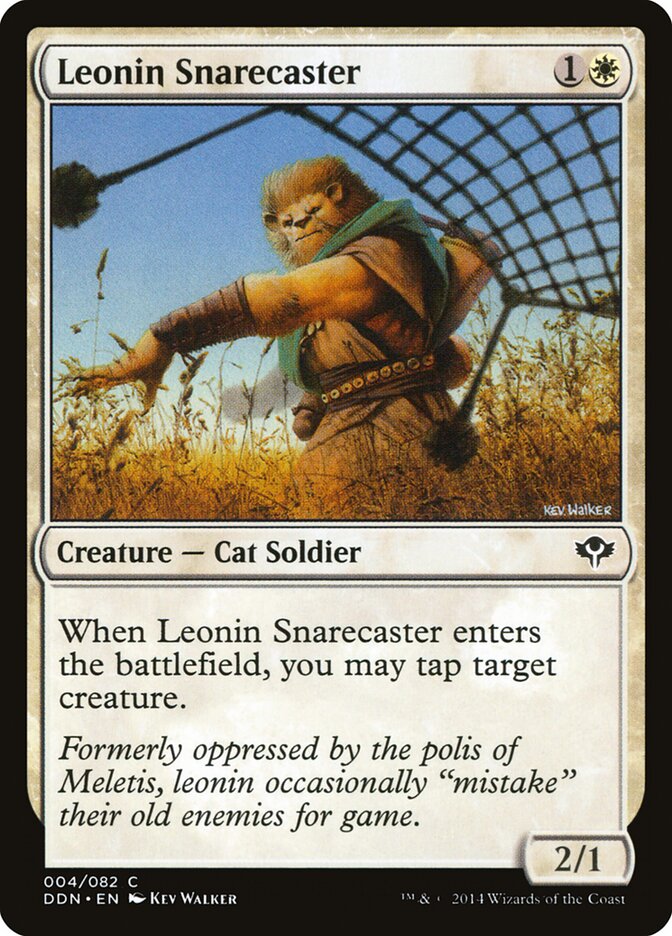Leonin Snarecaster — Duel Decks: Speed vs. Cunning 4/82