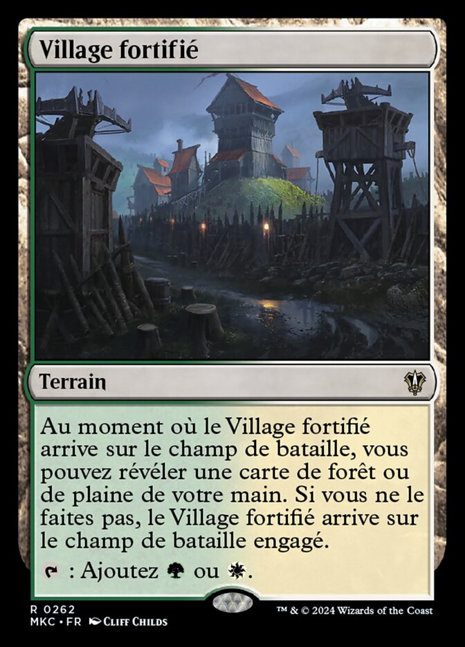Village fortifié — Murders at Karlov Manor Commander 262/358