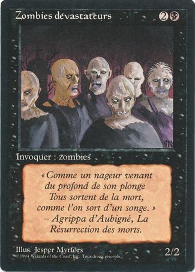 Zombies dévastateurs — Foreign Black Border 127/307