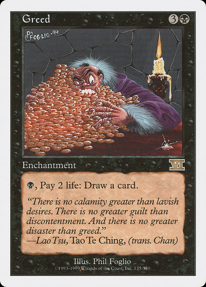 Greed — Classic Sixth Edition 135/351