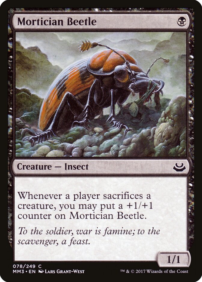 Mortician Beetle — Modern Masters 2017 78/249