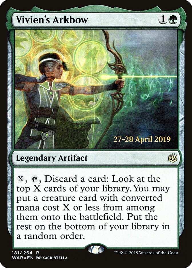 Vivien's Arkbow — War of the Spark Promos 181s/176