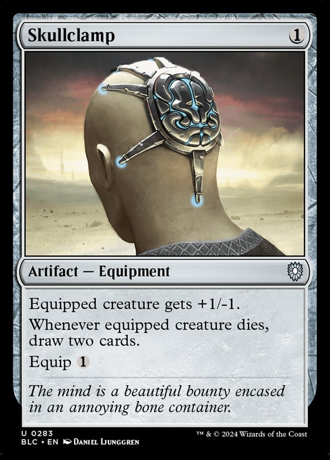 Skullclamp — Bloomburrow Commander 283/356