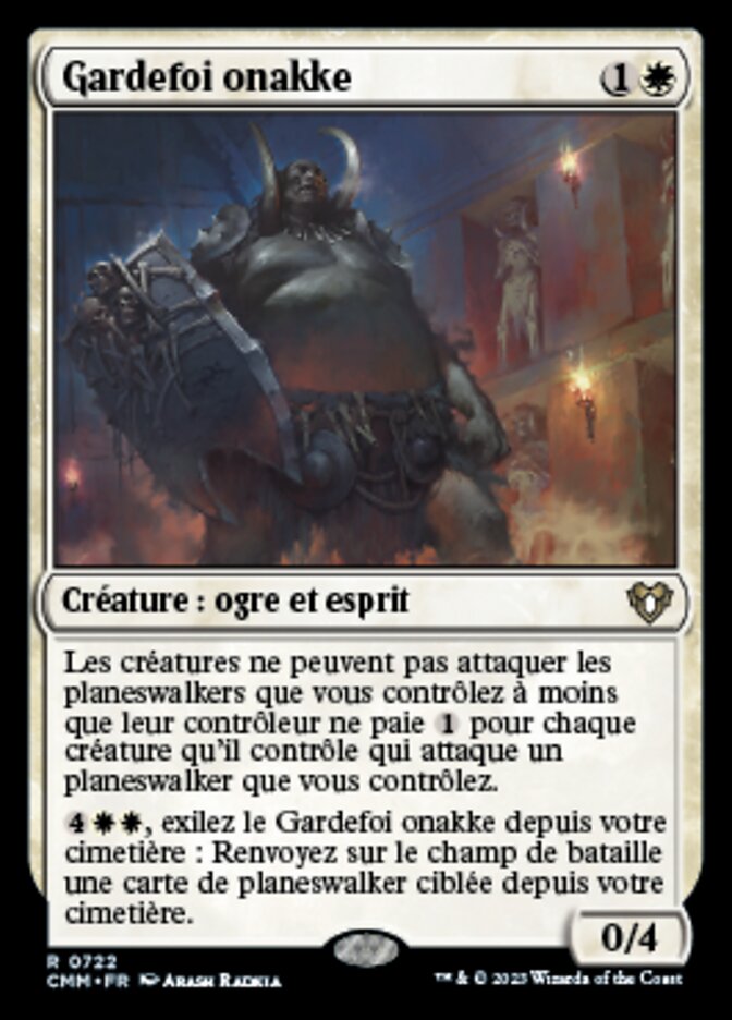 Gardefoi onakke — Commander Masters 722/1067