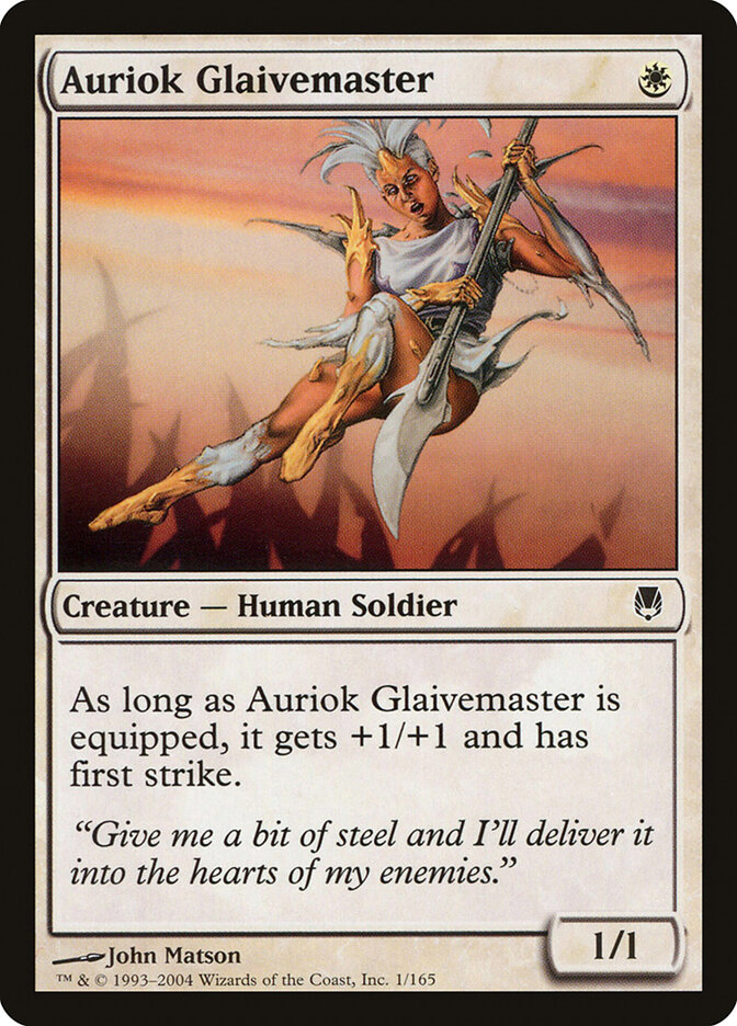 Auriok Glaivemaster — Darksteel 1/165