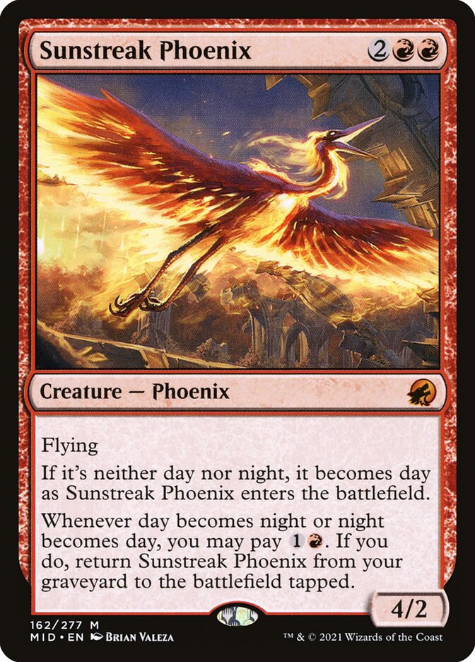 Sunstreak Phoenix — Innistrad: Midnight Hunt 162/398