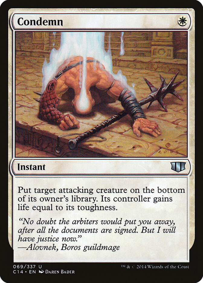 Condemn — Commander 2014 69/337