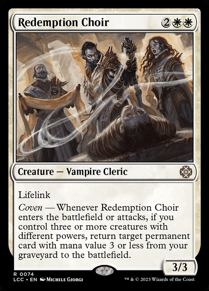 Redemption Choir — The Lost Caverns of Ixalan Commander 74/370
